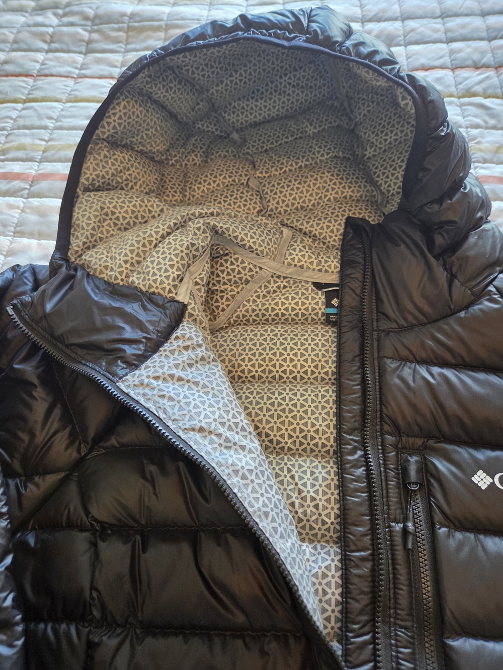 Columbia Arctic Crest Down Hooded Jacket - Picture 2 of 7